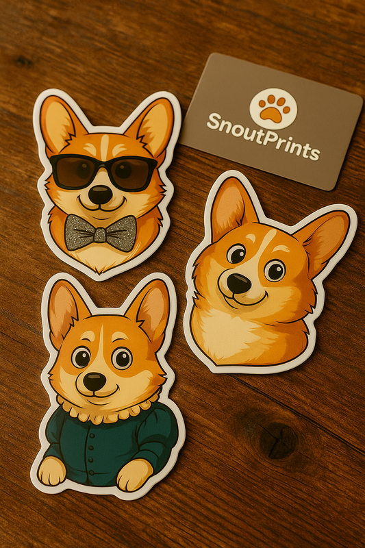 Custom Pet Stickers – Set of 3 or 5