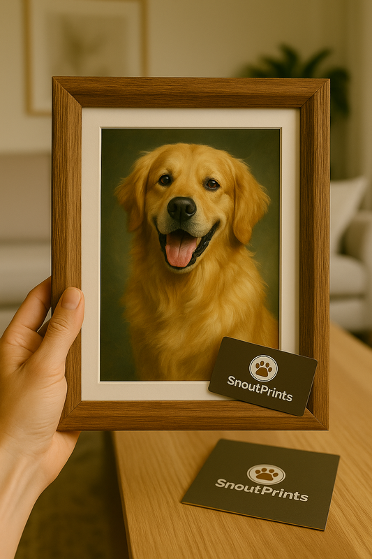 Custom Pet Portrait – Printed & Shipped